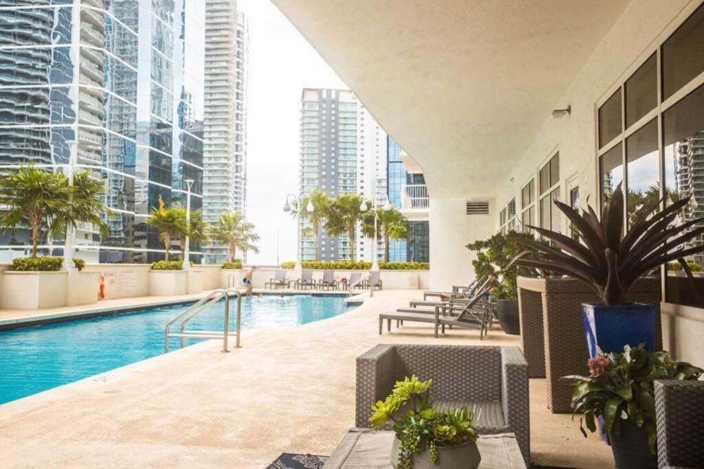Lovely Condo With City & Ocean Views. Sleep Up To 6 People! Miami Exterior foto